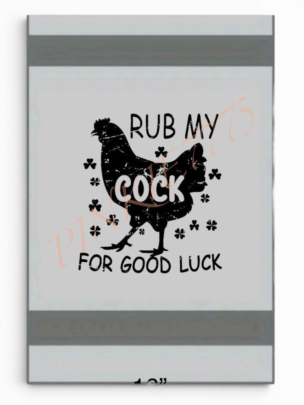 Kitchen towel  'Handcrafted by PINKIE777' - Picture 2 of 4